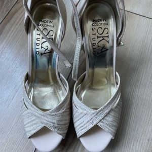 Colombian Platform Heeled Sandals Shoes